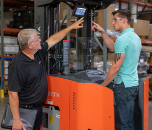 Forklift operator training at Dillon Toyota Lift
