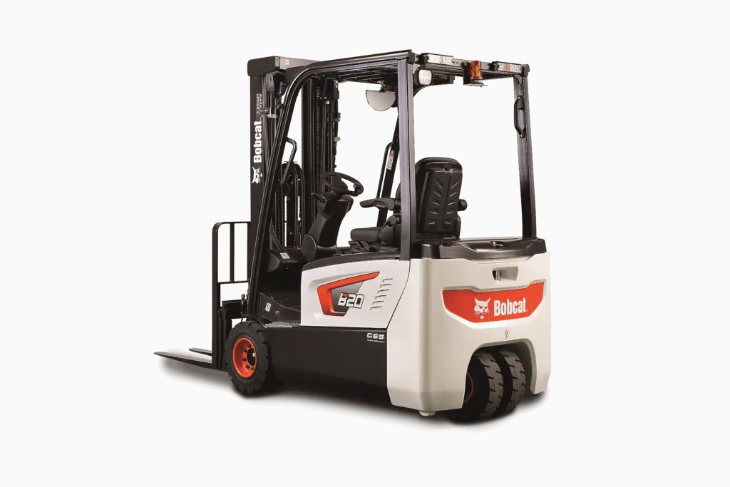 Bobcat B20T 3-wheel electric forklift