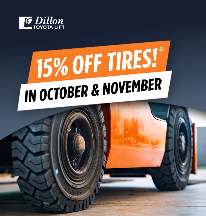 15% off Tires in October & November