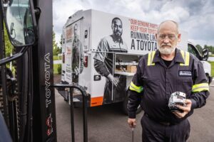 Forklift maintenance service by Dillon Toyota Lift technician