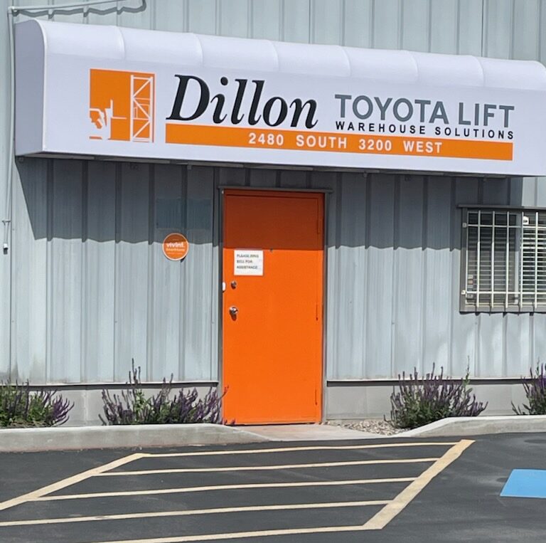Dillon Toyota Lift Warehouse Solutions office in West Valley City Utah